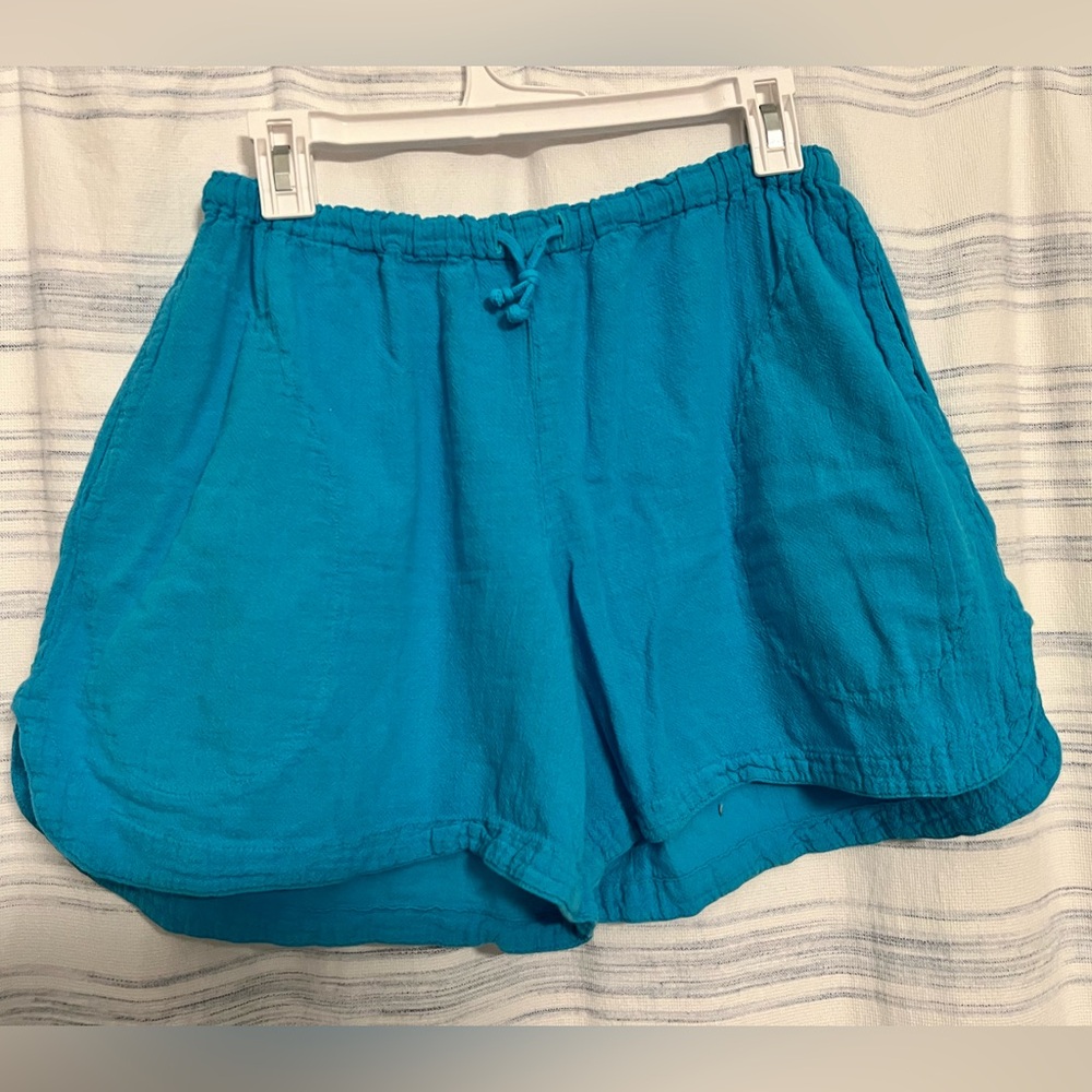 Oh My Gauze! Blue Athletic Shorts Lightweight Comfort Size 1- S/M